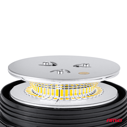 AMiO AMiO Oranje LED Zwaailicht Noodverlichting met Magneet 39LED 12/24V met Krulsnoer AMiO 6