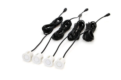 AMIO Parkhilfesystem LED-GRAF 4 Sensor Weiß