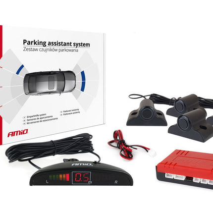 AMiO AMiO Parkeerhulpsysteem LED 4 sensoren zwart 19 mm TRUCK AMiO 1
