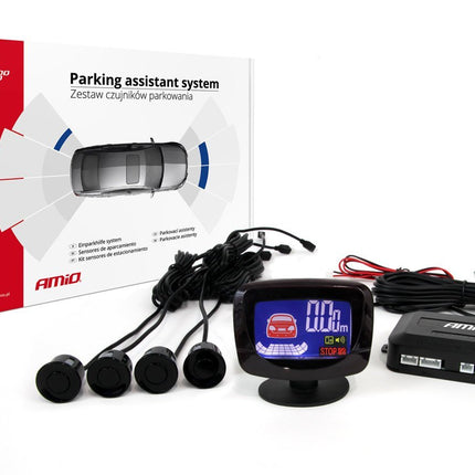 AMiO AMiO Parkeerhulpsysteem LED - GRAF 4 sensor zwart AMiO 6