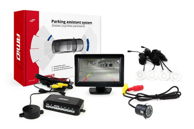 AMIO 4 Weiße Sensoren TFT01 43 mit CAM-308 LED 18-mm-Nachtsichtkamera