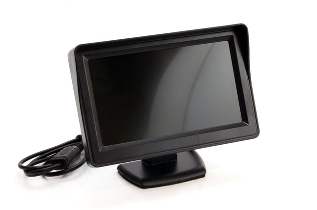 AMiO AMiO Parkeerhulpsysteem TFT01 4 3 inch LCD Beeldscherm - HD501IR Camera 4 Sensoren Wit AMiO 2