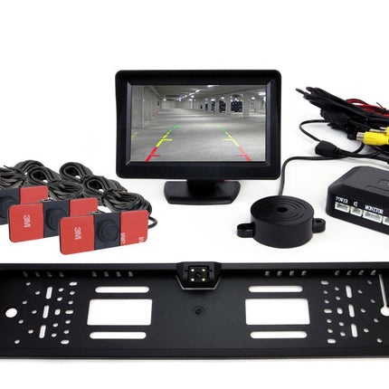 AMiO AMiO Parkeerhulpsysteem TFT01 43" met CAM - 402 LED 4 sensoren zwart binnenmontage AMiO 3