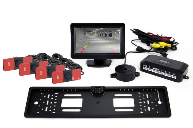 AMiO AMiO Parkeerhulpsysteem TFT01 43" met CAM - 402 LED 4 sensoren zwart binnenmontage AMiO 3