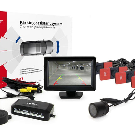 AMiO AMiO Parkeerhulpsysteem TFT01 43" met HD - 301 - IR 4 sensoren zwart binnenmontage AMiO 1