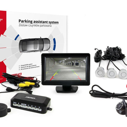AMiO AMiO Parkeerhulpsysteem TFT01 43" met HD - 305 LED 4 sensoren zilver AMiO 6