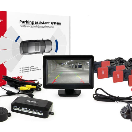 AMiO AMiO Parkeerhulpsysteem TFT01 43" met HD - 305 LED 4 sensoren zwart binnenmontage AMiO 1