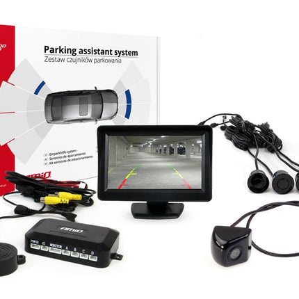 AMiO AMiO Parkeerhulpsysteem TFT01 43" met HD - 310 4 sensoren zwart AMiO 1