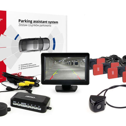 AMiO AMiO Parkeerhulpsysteem TFT01 43" met HD - 310 4 sensoren zwart binnenmontage AMiO 3