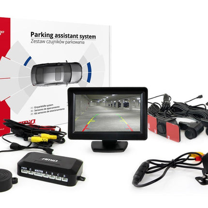 AMiO AMiO Parkeerhulpsysteem TFT01 43" met HD 315 LED 4 sensoren zwart binnenmontage 165mm AMiO 1