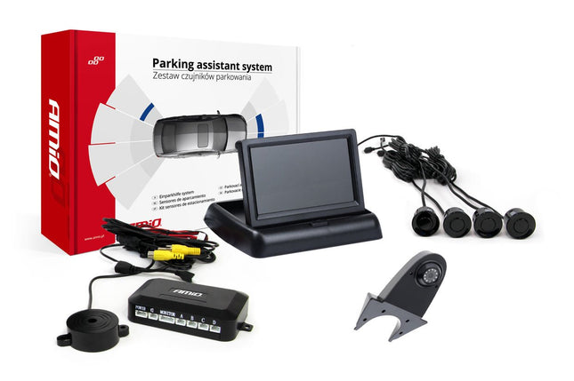AMiO AMiO Parkeerhulpsysteem TFT02 43" met 4 Zwarte HD - sensoren – Veilig Parkeren en Achteruitrijden AMiO 8