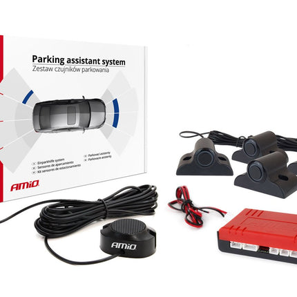 AMiO AMiO Parkeersensor 4 Zoemer zwart TRUCK 19mm AMiO 1