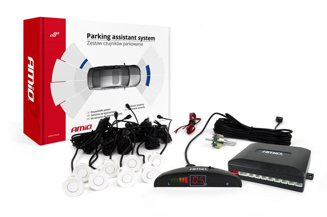 AMiO AMiO Parkeersensor 8 LED wit AMiO 3