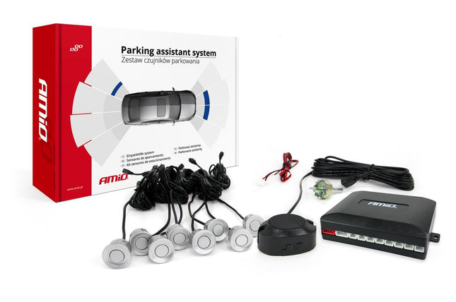 AMiO AMiO Parkeersensor 8 Zoemer zilver AMiO 2