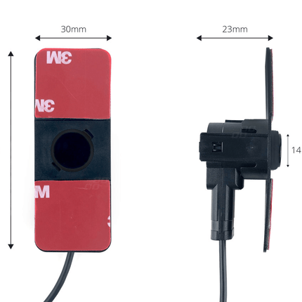 AMiO AMiO Parkeersensor Parkeerhulpsysteem LED met 4 Plak Sensoren & Pieper Inbouw Zwart AMiO 3