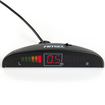 AMiO AMiO Parkeersensor Parkeerhulpsysteem LED met 8 Sensoren Inbouw Zwart AMiO 5