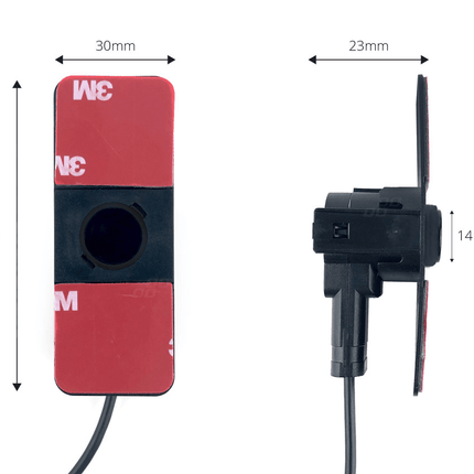AMiO AMiO Parkeersensor Parkeerhulpsysteem met 4 Plak Sensoren & Pieper Schermpje Zwart AMiO 6