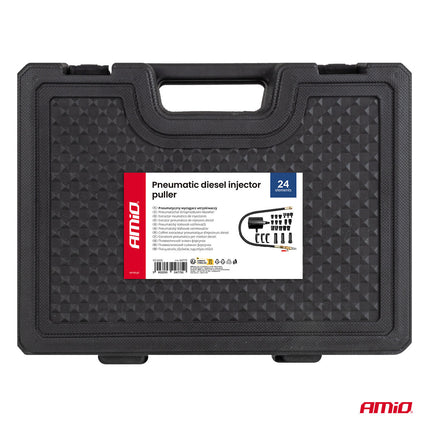 AMiO Pneumatische Injector Trekker Set 24 stuks - Professionele Diesel Injector Verwijder Tool - VCTparts.nl