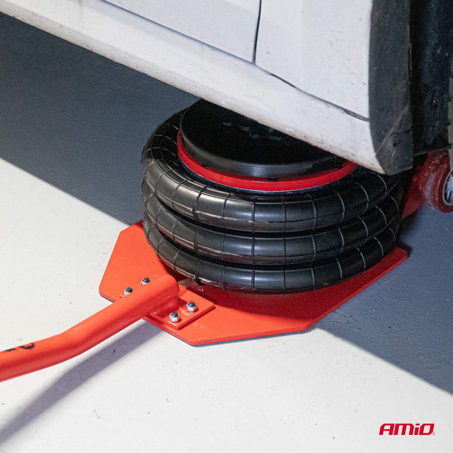 AMiO Pneumatische Luchtkussenkrik 3,5 Ton - 3-voudig - Snowman Airjack voor Auto en SUV AMiO 2