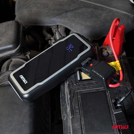 AMiO AMiO Portable 3 - in - 1 Jump Starter LED Powerbank – 12V 12Ah – 1600A – Compact en Krachtig AMiO 3
