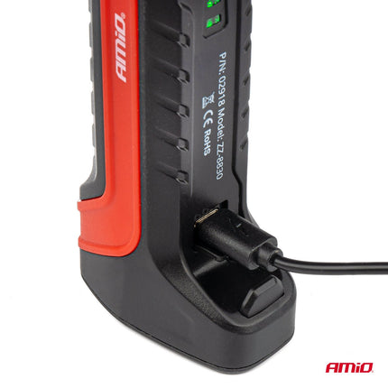 AMiO Professionele LED Looplamp Inspectielamp WT15 3W COB - Flexibele Arm met Magnetische Bevestiging - VCTparts.nl