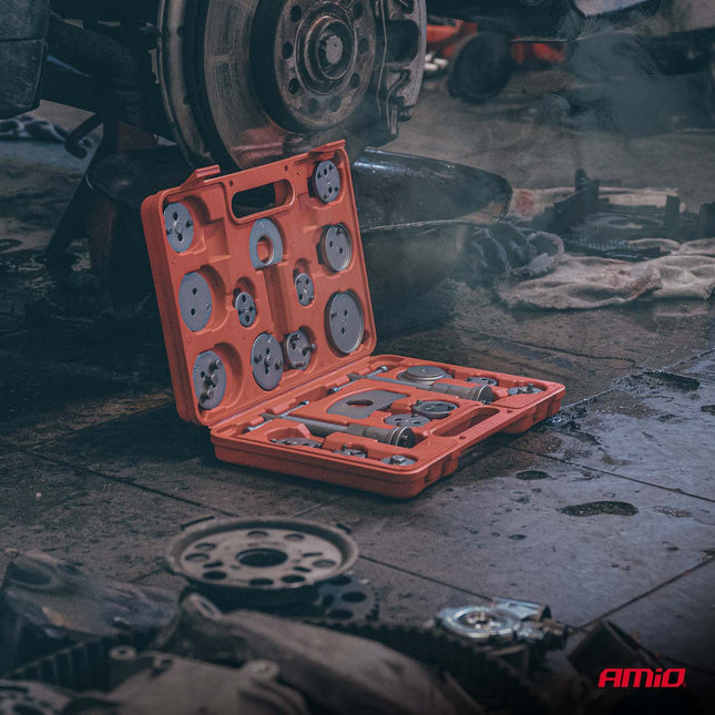 AMiO AMiO Remzuiger Terugstel Set 22 Delig - Brake Piston Compression en Wind Back Tool Kit AMiO 2