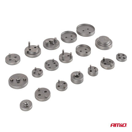 AMiO Remzuiger Terugstel Set 22 Delig - Brake Piston Compression en Wind Back Tool Kit - VCTparts.nl