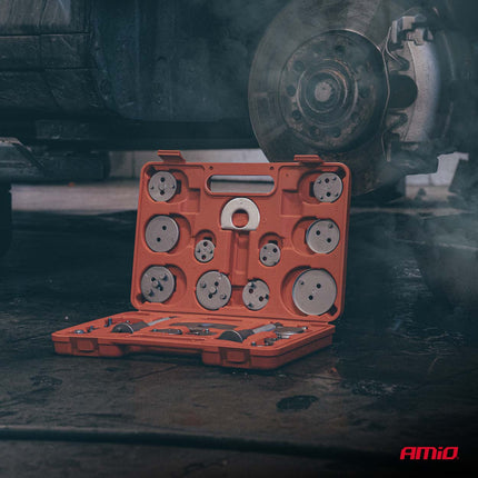 AMiO Remzuiger Terugstel Set 22 Delig - Brake Piston Compression en Wind Back Tool Kit - VCTparts.nl