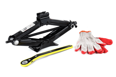 Amio Schaarkik mit Ratel Handlinger schwarz - 1,5 Tonnen mit Handschuhen