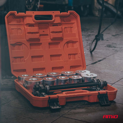 AMiO Silentblok en Lager Demontage Set 27 Delig - Bushing en Bearing Removal Tool Kit - VCTparts.nl