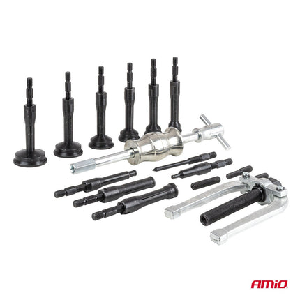 AMiO AMiO Slide Hammer Bearing Puller 8 - 58 mm 16 pcs - Professionele Lager Trekker Set voor Demontage AMiO 9
