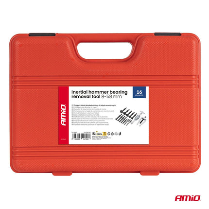 AMiO AMiO Slide Hammer Bearing Puller 8 - 58 mm 16 pcs - Professionele Lager Trekker Set voor Demontage AMiO 10
