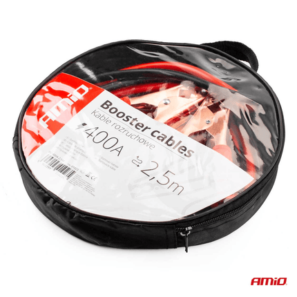 AMiO AMiO Startkabels Auto Accu 400A 2.5 meter Benzine voertuigen – compacte oplossing bij lege accu AMiO 2