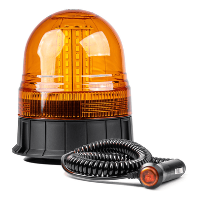 AMiO Stroboscoop Zwaailicht LED Waarschuwingslamp W09M MAG/3 BOLT ECE R10 80LED 12/24V IP56 Oranje