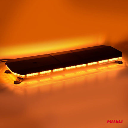 AMiO AMIO Stroboscoop Zwaailicht LED Waarschuwingslichtbar 108 LED 762mm Oranje - Compacte Professionele Signaalverlichting met 51 Functies AMiO 2