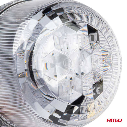 AMiO AMiO Stroboscoop Zwaailicht Waarschuwingslamp W25B 12/24V IP66 Oranje R65 R10 AMiO 6