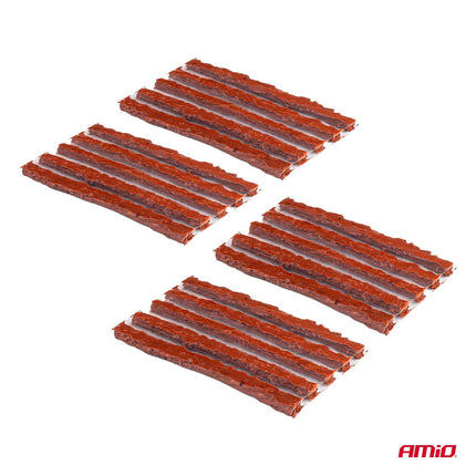 AMiO AMiO Tubeless Bandenreparatie Set 25 - Delig voor Auto Quad Motor en Offroad - Effectief Afdichten van Lekke Banden Quick - Fix AMiO 3