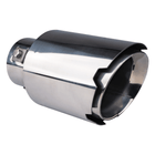 AMiO AMiO Uitlaat Einddemper Sierstuk RVS Koppelstuk 89mm Chrome AMiO 1