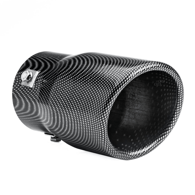 Amio Auspuff End Schalldämpfer Siercraft Edelstahl MT 007C Kupplungsstück 63 mm Kohlenstoff