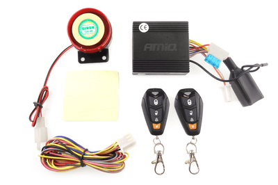 AMIO Universal Motor Security Alarm DIY mit drahtloser Fernbedienungalarm