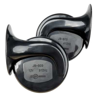 Amio Universal Horn Harthorn Horn für Auto Black 100 dB (Set)