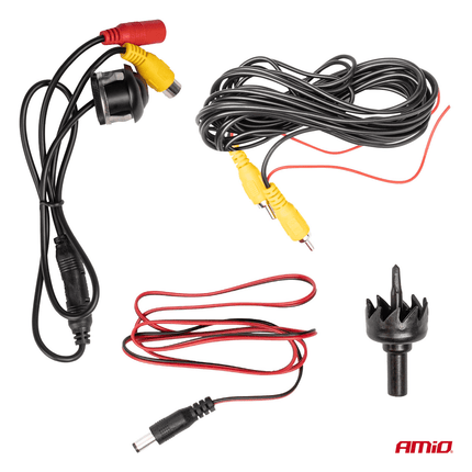 AMiO AMiO Universele Inbouw Achteruitrij Camera HD 720p 12v Zwart AMiO 6