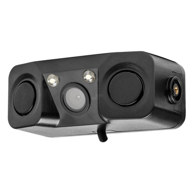 AMIO Universal Infrarot -Umkehrkamera mit Sensoren und Beeper mit Nachtansicht schwarz [720p 12V]