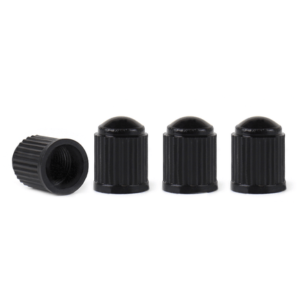 AMiO AMiO Universele Ventieldoppen Zwart (4 stuks) Anti - lek Luchtdicht Roestbescherming [Auto - Motor] AMiO 4