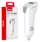 AMiO AMiO USB - A Autolader Telefoon 2.1A 12/24V Wit AMiO 6