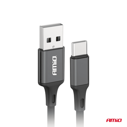 AMiO AMiO USB - A naar USB - C Kabel 2A 200cm FullLINK - Hoogwaardige Snellader Oplaadkabel Snoer AMiO 3