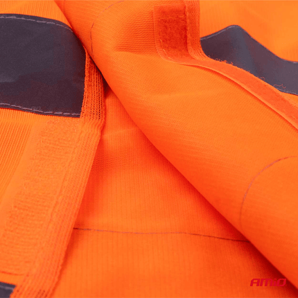 AMiO AMiO Veiligheidsvest Oranje SV - 01 Reflecterend Hesje met ISO Certificaat (120gr/m) AMiO 3