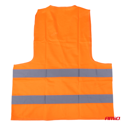 AMiO AMiO Veiligheidsvest Oranje SV - 01 Reflecterend Hesje met ISO Certificaat (120gr/m) AMiO 5