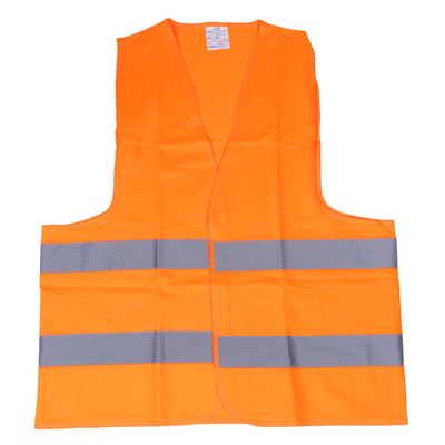AMIO Safety Vest Oranje SV-01 reflektiert Hesje mit ISO-Zertifikat (120gr/m)