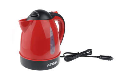 Amio Kessel Car Coffee Maker Can (12 V/150 W) mit Gegenpaplugrot